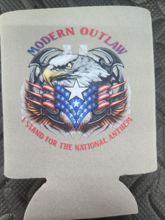 Koozie Eagle Modern Outlaw Can