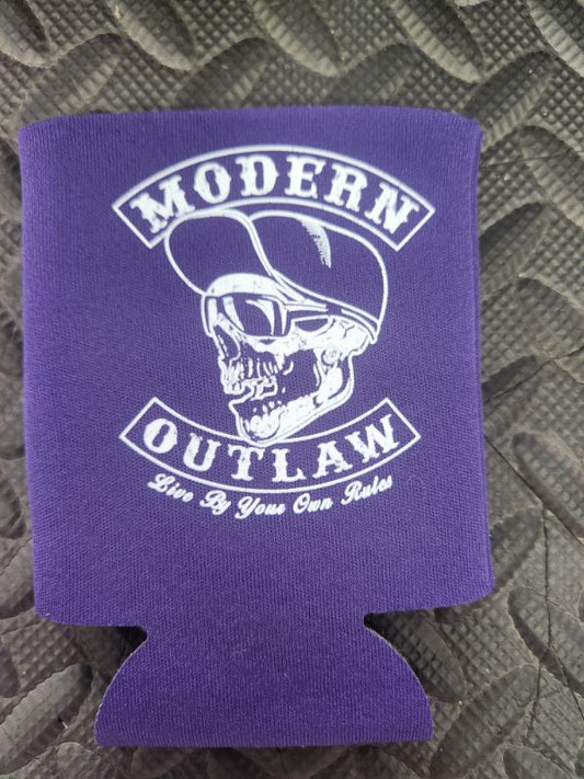Koozie Purple Flip Bill Modern Outlaw