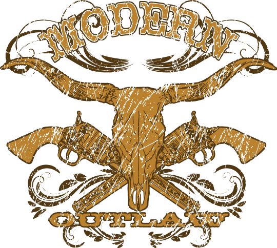Longhorn Modern Outlaw Racerback Tank