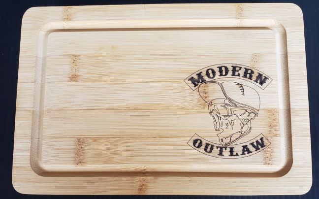 Modern Outlaw Cutting Board -Small 9 x 6