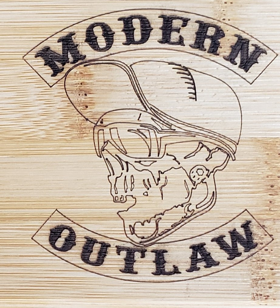 Modern Outlaw Cutting Board -Small 9 x 6
